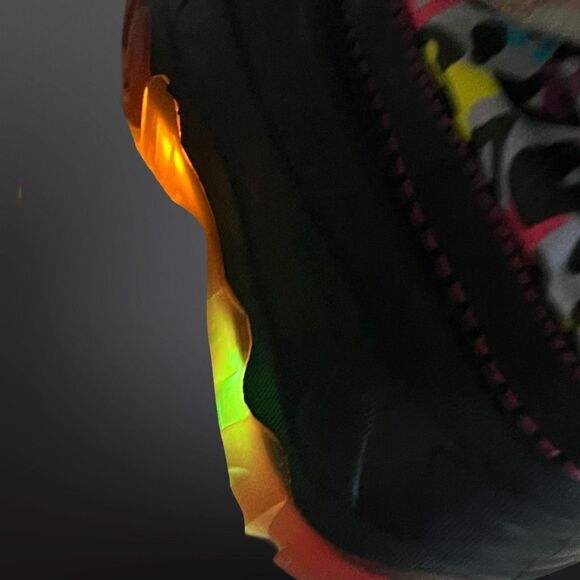 Toddler Members Mark MM Gray Heart Print Light Up Snow Boots Size 7/8 - Picture 7 of 9